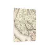 17th-Century Map of Dounans Metal Artwork