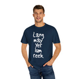Lang May Yer Lum Reek Unisex Tee: Celebrating Scotland