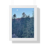 Moonset at Dunans, Framed