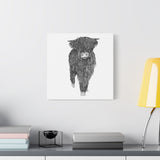 Liosmor Boy - Highland Coo (Matte Canvas, Stretched, 1.25")