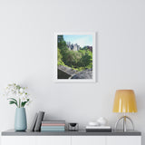 Dunans Castle in Springtime, Framed