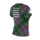 Lady Dunans Rising Tartan Women's Tee