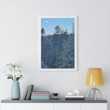 Moonset at Dunans, Framed
