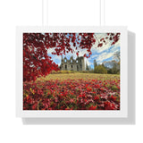 An Autumnal Dunans Castle, Framed