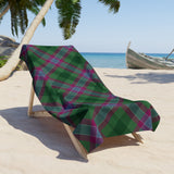 Dunans Rising Tartan Beach Towel