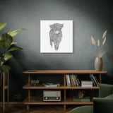 Liosmor Boy (Highland Cow) (Canvas, Stretched, 1.25")
