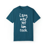 Lang May Yer Lum Reek Unisex Tee: Celebrating Scotland