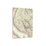 17th-Century Map of Dounans Metal Artwork