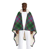 Dunans Rising Tartan Hooded Sherpa Fleece Blanket