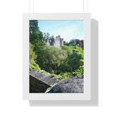 Dunans Castle in Springtime, Framed