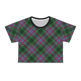 Dunans Rising Tartan Crop Tee