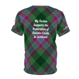 Lady Dunans Rising Tartan Tee Unisex Tee