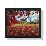 An Autumnal Dunans Castle, Framed