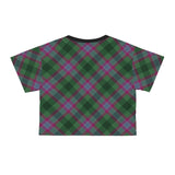 Dunans Rising Tartan Crop Tee