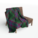 Dunans Rising Tartan Arctic Fleece Blanket