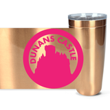 Dunans Castle Logo Pink Viking Tumbler