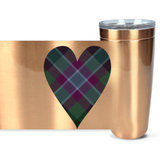 Tartan Heart Viking Tumbler