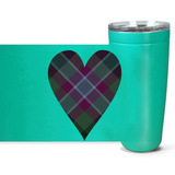 Tartan Heart Viking Tumbler