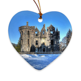 Castle in Snow South Porcelain Ornaments