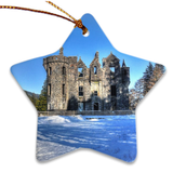 Castle in Snow South Porcelain Ornaments