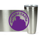 Dunans Castle Logo Purple Viking Tumblers