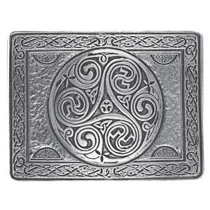 Triskell Kilt Belt Buckle