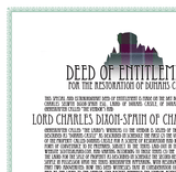 PREMIUM Deeds of Entitlement - Scottish Laird
