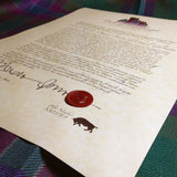 PREMIUM Deeds of Entitlement - Scottish Laird