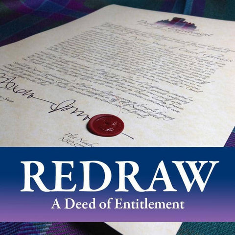 Replace or Redraw a Deed of Entitlement - Scottish Laird