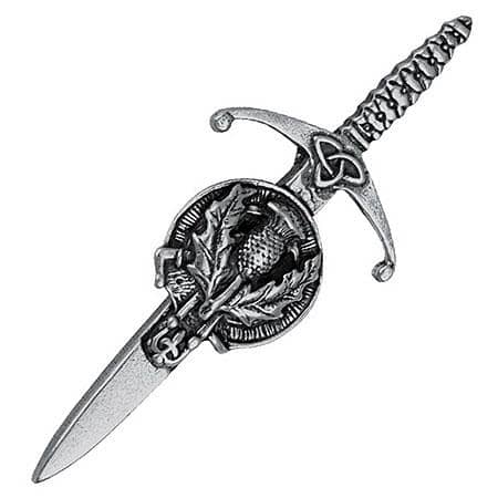 Thistle Crest Kilt Pin