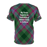 Lord Dunans Rising Tartan Tee Unisex Tee