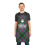 Personalised Dunans Rising Tartan Apron - Lord David