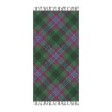 Dunans Rising Tartan Boho Plaid Beach Towel