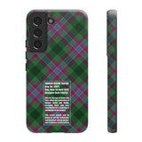 Dunans Rising Tartan, with Official Tartan Stamp, Tough Cases