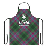 Personalised Dunans Rising Tartan Apron - Lord David