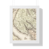 Framed Antique Map of "Dounans"