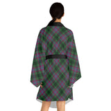 Dunans Rising Tartan Long Sleeve Kimono Robe