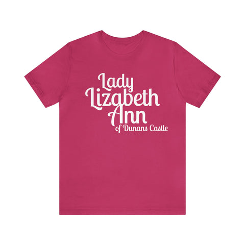 Lady Lisabeth Ann of Dunans Castle Personlised Tee