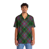 Personalised Dunans Rising Tartan Men's Hawaiian Shirt