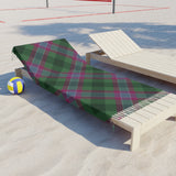 Dunans Rising Tartan Boho Plaid Beach Towel