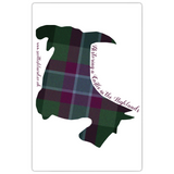 Scottie Guarding, Dunans Rising Tartan Magnets