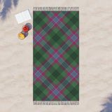 Dunans Rising Tartan Boho Plaid Beach Towel