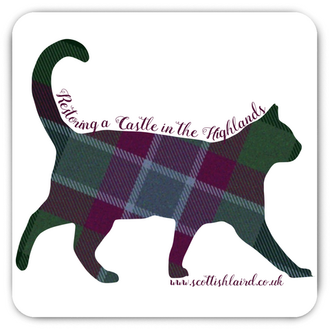 Cat Prowling, Dunans Rising Tartan Magnets